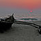 Traditional Fishing Boat at Sunset