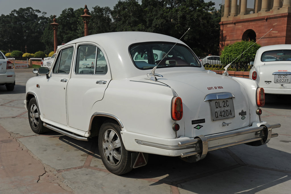 Ambassador Cars Used at the Indian parliament