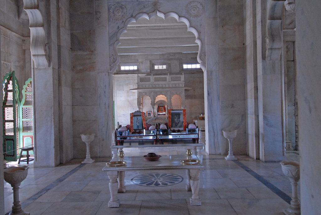 Interior of the Jaswant Thada
