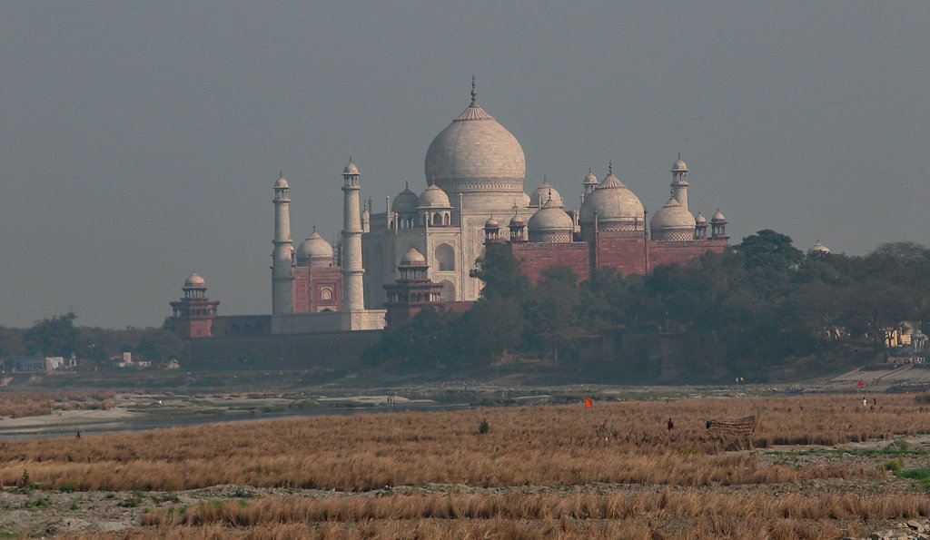 Taj Mahal (viewed from the Yamuna River)