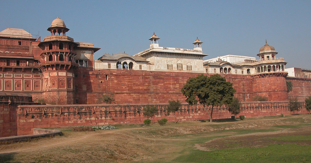 The Diwam-i-Khas (Hall of Private Audiences) Beyond the Wall of the Red Fort