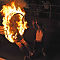 Jumping Through a Ring of Fire at an Exhibition of Kalaripayattu