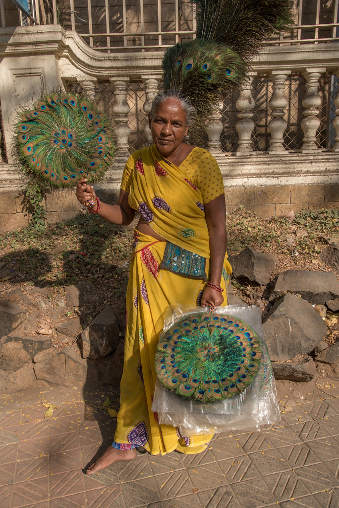 Peacock Feather Seller